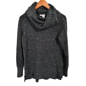 DKNY Jeans Dark Gray Cowl Neck Oversized Sweater Women's Size Medium‎